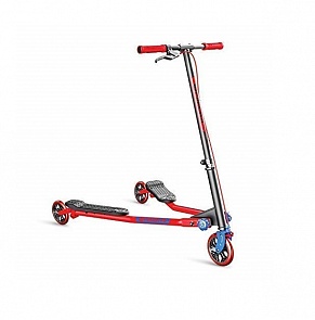 Самокат инерционный Yvolution Fliker Air A3, цвет красно-синий (YVolution, 101057)